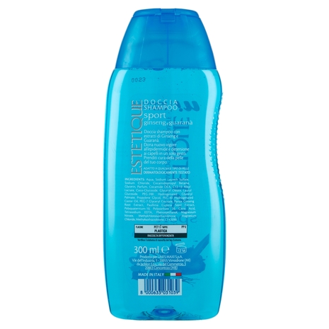 Doccia Shampoo Energizzante sport Ginseng e Guaranà Estetique U! Confronta e Risparmia
